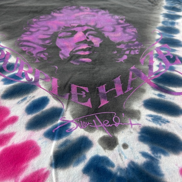 Vintage Tie-Dye Purple Haze Tee Jimmy Hendrick Tee ; Great condition, clean - Picture 5 of 7